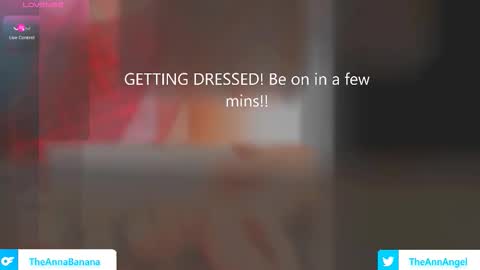 Snapshot of theannabanana chatting on 23, 10, 2025 Anna Banana AKA Ann Angel online show from 23, 10, 2025