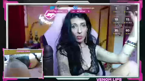 VenomLips online show from 15, 9, 2025