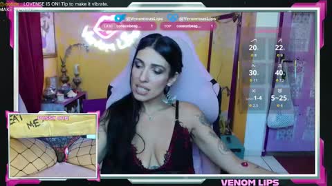 VenomLips online show from 19, 2, 2026