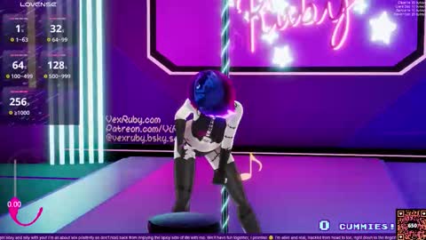 Snapshot of vexruby chatting on 26, 10, 2025 Vex Ruby online show from 26, 10, 2025