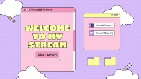 Violet Flowers online show from 26, 4, 2026