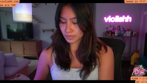 Snapshot of violishh chatting on 25, 10, 2025 follow me on twitter violishh and ig violishh online show from 25, 10, 2025