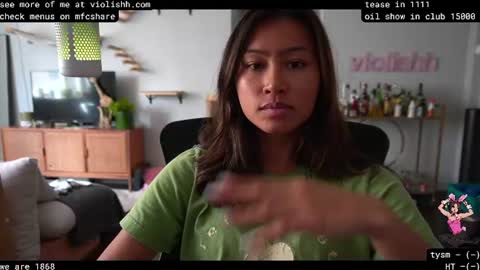 Snapshot of violishh chatting on 15, 7, 2026 follow me on twitter violishh and ig violishh online show from 15, 7, 2026