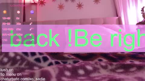 Snapshot of xo_sadie chatting on 9, 11, 2025 Xo Sadie online show from 9, 11, 2025