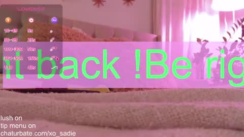 Xo Sadie online show from 3, 5, 2026