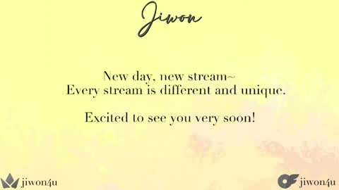 Snapshot of yourlovelykgirlfriend chatting on 25, 5, 2026 J i w o n online show from 25, 5, 2026