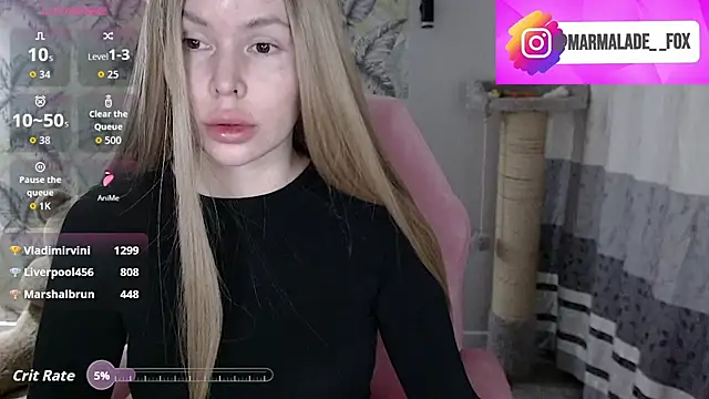 Snapshot of Marmalade_Fox chatting on 19, 3, 2026 Marmalade Fox online show from 19, 3, 2026