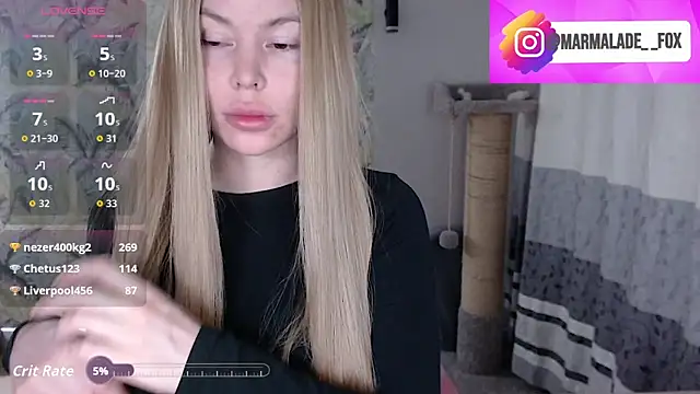 Snapshot of Marmalade_Fox chatting on 27, 3, 2026 Marmalade Fox online show from 27, 3, 2026