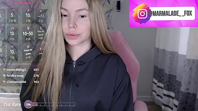 Snapshot of Marmalade_Fox chatting on 13, 4, 2026 Marmalade Fox online show from 13, 4, 2026