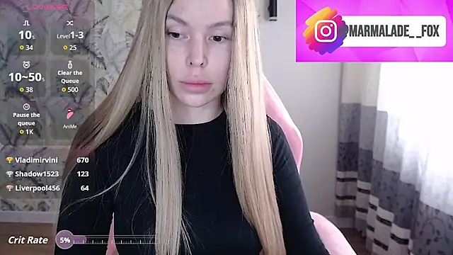Snapshot of Marmalade_Fox chatting on 18, 4, 2026 Marmalade Fox online show from 18, 4, 2026