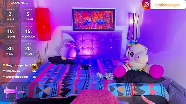 Elizabeth vegaa online show from 8, 3, 2025