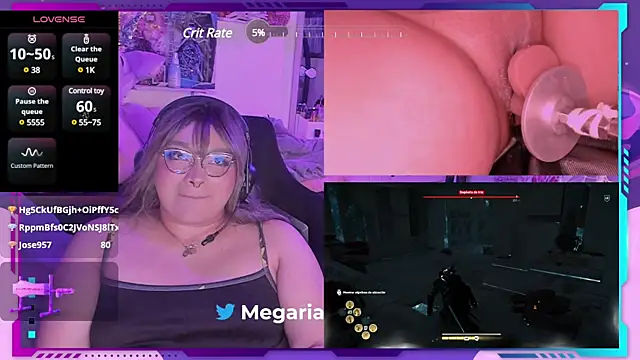 MegariaB online show from 25, 1, 2025