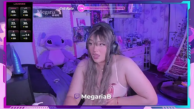 MegariaB online show from 8, 2, 2025