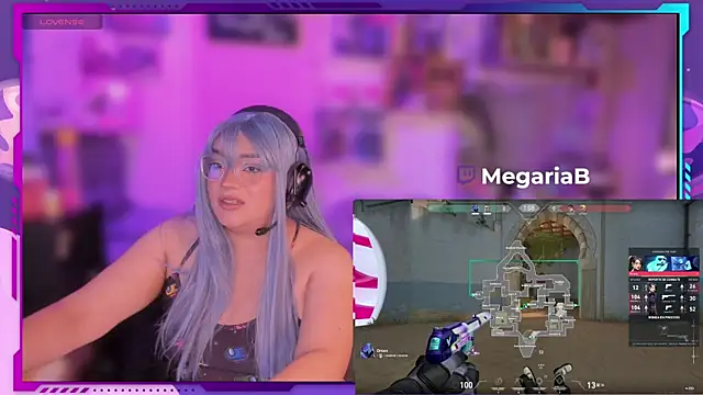 MegariaB online show from 4, 12, 2025