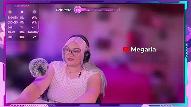 MegariaB online show from 21, 4, 2026