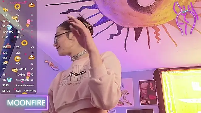 moonfiredancer online show from 21, 1, 2025