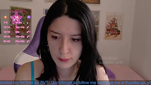 Snapshot of sunshine_girl9 chatting on 2, 7, 2026 sunshine girl9 online show from 2, 7, 2026