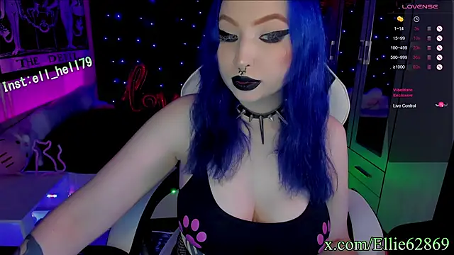 Kitty goth online show from 28, 2, 2025
