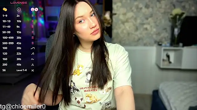 ChloeMillerMeow online show from 22, 1, 2025