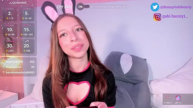 gabi bunny online show from 31, 12, 2024
