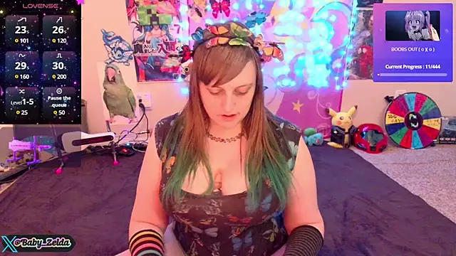 BabyZelda online show from 31, 12, 2024