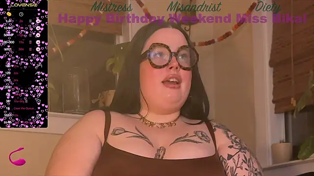 MissBika online show from 13, 1, 2025