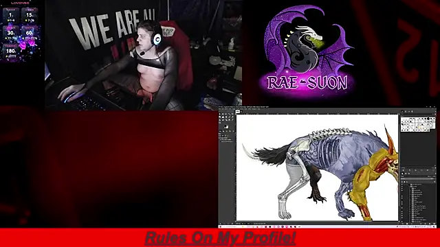 Snapshot of Rae-Suon chatting on 20, 12, 2025 Rae-Suon online show from 20, 12, 2025