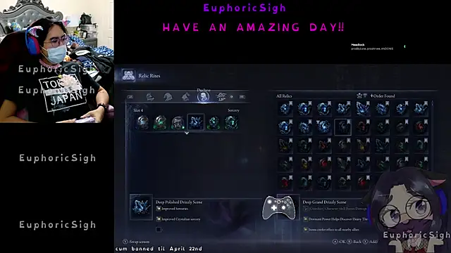 EuphoricSigh online show from 20, 4, 2026