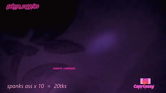 gabyye capprins online show from 19, 1, 2026