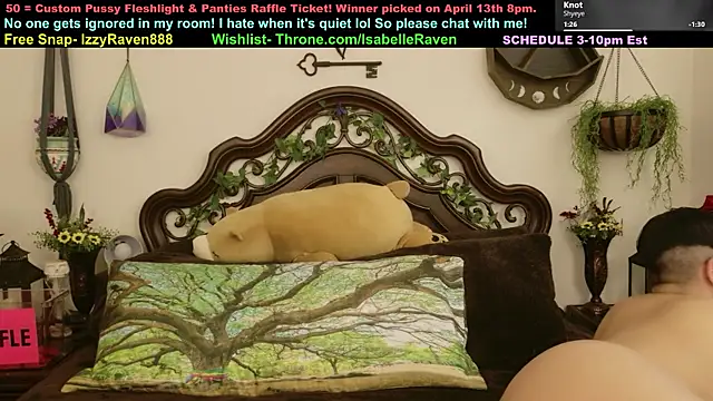 IsabelleRaven online show from 7, 4, 2026