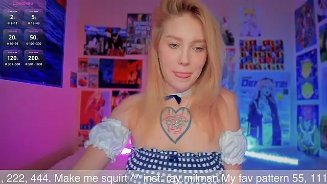 Snapshot of AliceMilman chatting on 17, 9, 2025 AliceMilman online show from 17, 9, 2025