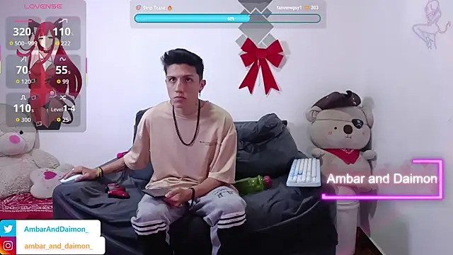 Ambar and daimon  online show from 15, 4, 2026