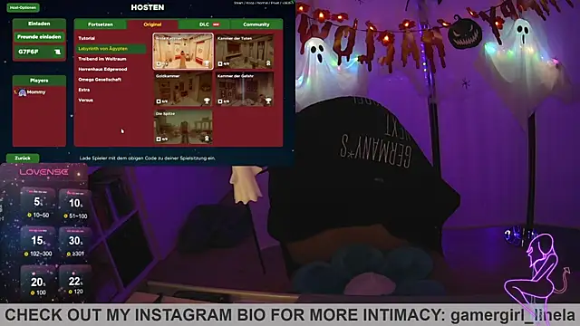 Gamergirl-Linela online show from 26, 10, 2025