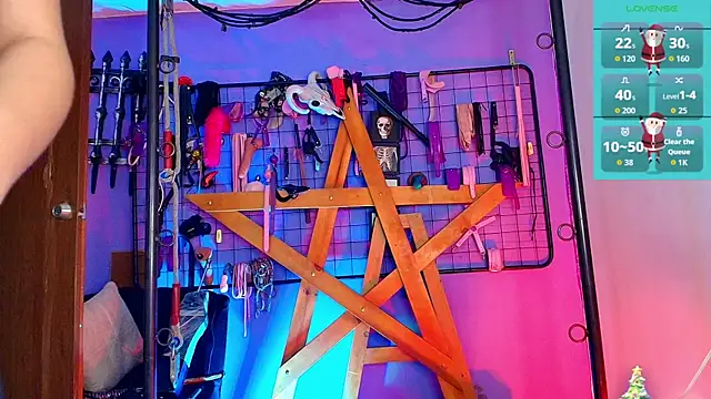 Misstresss aurora bdsm online show from 15, 12, 2025