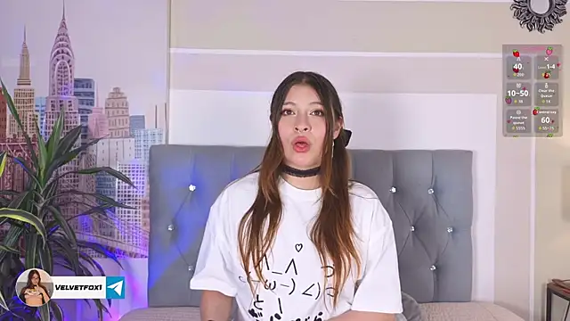 VelvetFox  online show from 8, 11, 2025