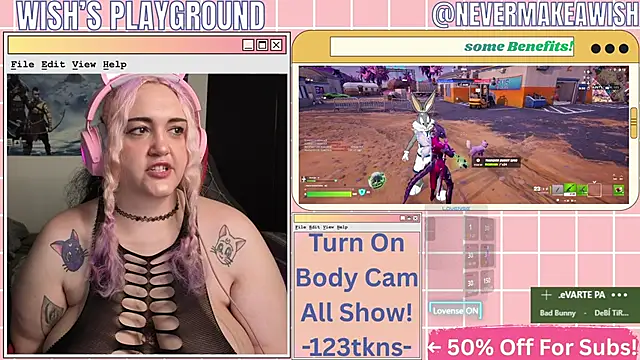 nevermakeawish online show from 9, 4, 2026