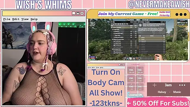 nevermakeawish online show from 9, 7, 2026