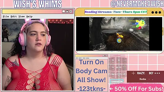 nevermakeawish online show from 19, 7, 2026