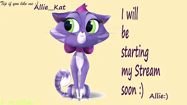 Snapshot of Allie_Kat chatting on 3, 7, 2026 Allie Kat online show from 3, 7, 2026