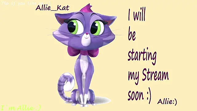 Snapshot of Allie_Kat chatting on 2, 8, 2026 Allie Kat online show from 2, 8, 2026