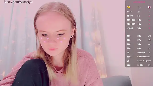 Snapshot of AliceNya_cute chatting on 13, 2, 2026 AliceNya cute online show from 13, 2, 2026