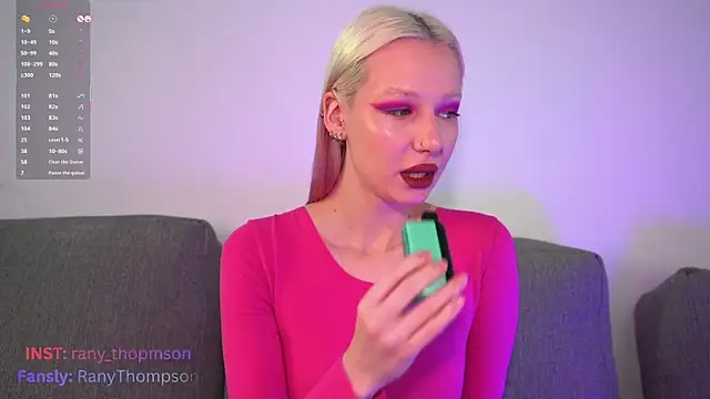 Snapshot of RanyThomson chatting on 25, 5, 2026 RanyThomson online show from 25, 5, 2026
