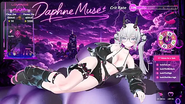 Muse Daphne online show from 14, 3, 2026