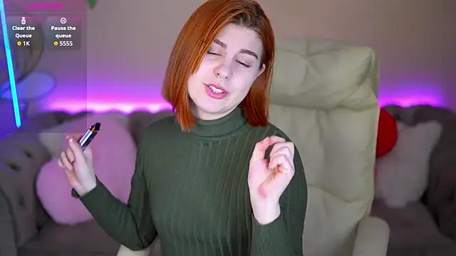 GingerPinky online show from 7, 3, 2026