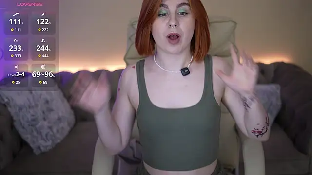 GingerPinky online show from 22, 5, 2026
