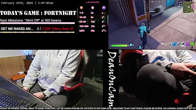 Snapshot of DeanonCam chatting on 15, 2, 2026 DeanonCam online show from 15, 2, 2026