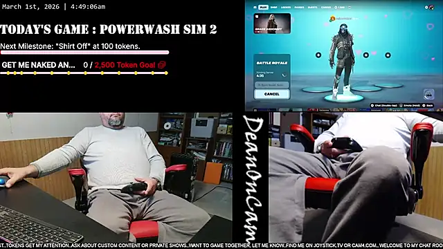 Snapshot of DeanonCam chatting on 1, 3, 2026 DeanonCam online show from 1, 3, 2026