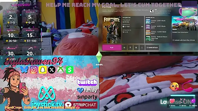 KylaRaven online show from 14, 5, 2026