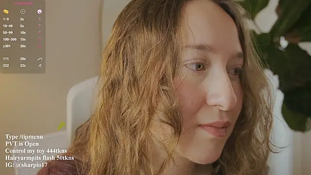 Scarlett NoirMuse online show from 19, 4, 2026