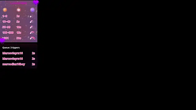 ZAYRA TAY online show from 8, 3, 2026